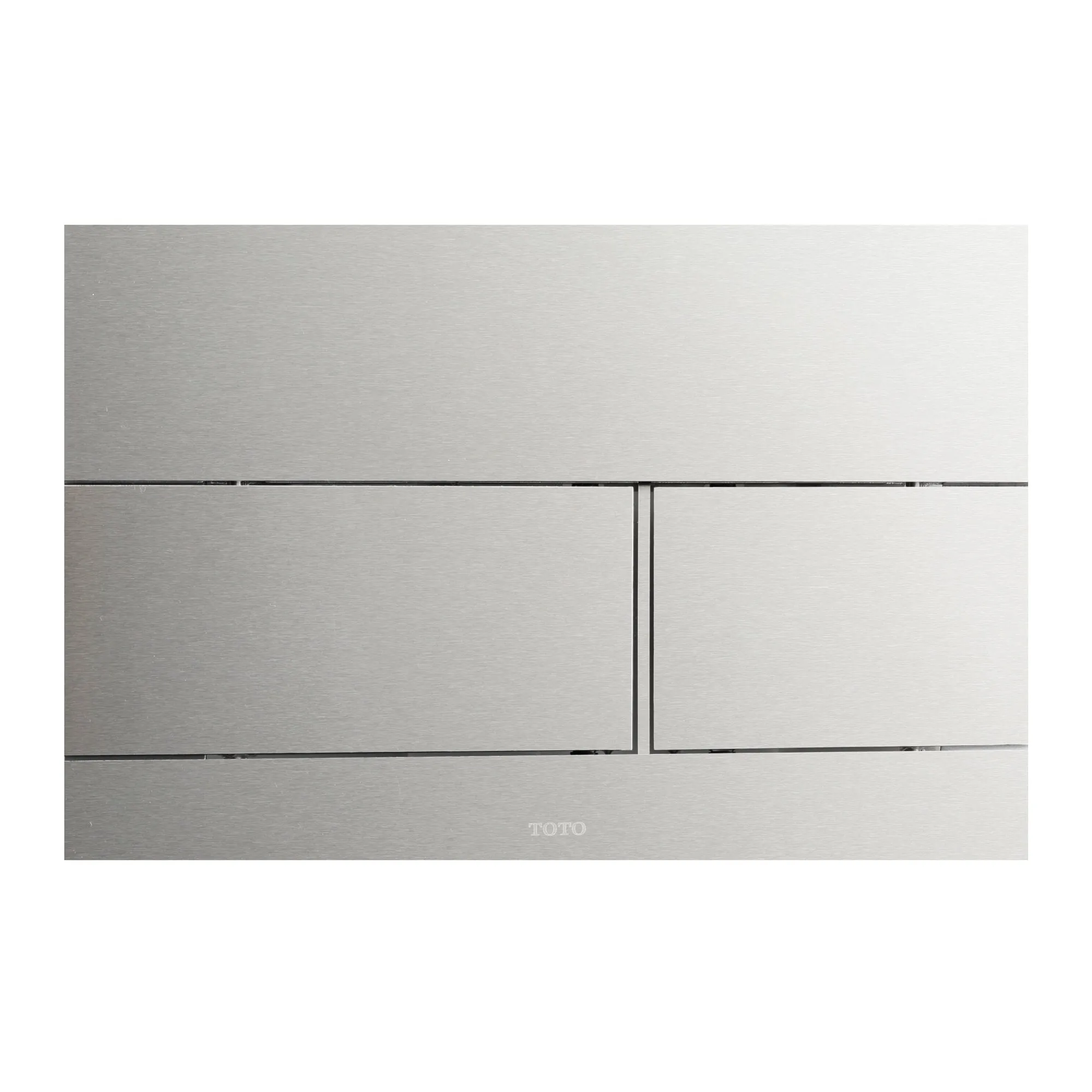 TOTO YT980#SS Dual Flush Push Button Plate for Select DuoFit In-Wall Tank Unit, Stainless Steel