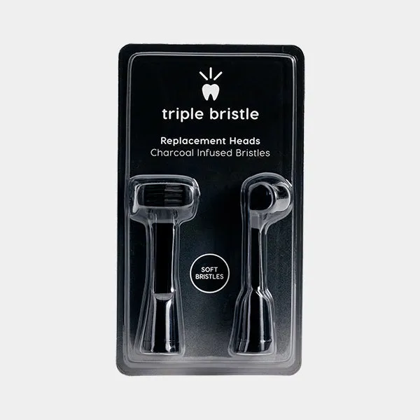 Triple Bristle Max Replacement Brush Heads