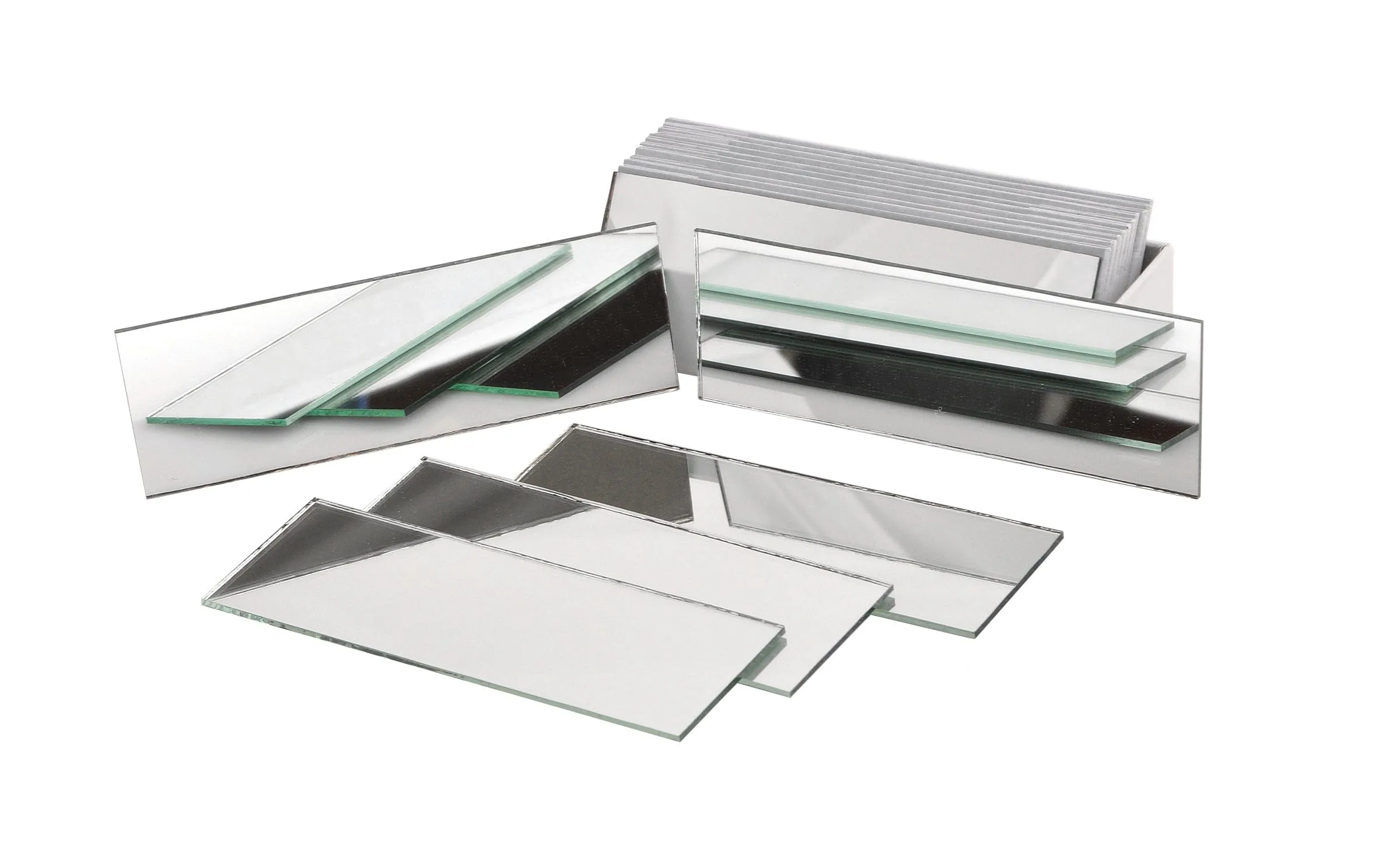 United Scientific™ PLANE GLASS MIRROR STRIPS