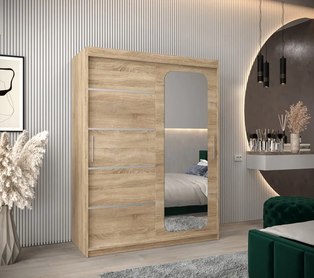 Uppsala V2 Sliding Door Wardrobe 150cm