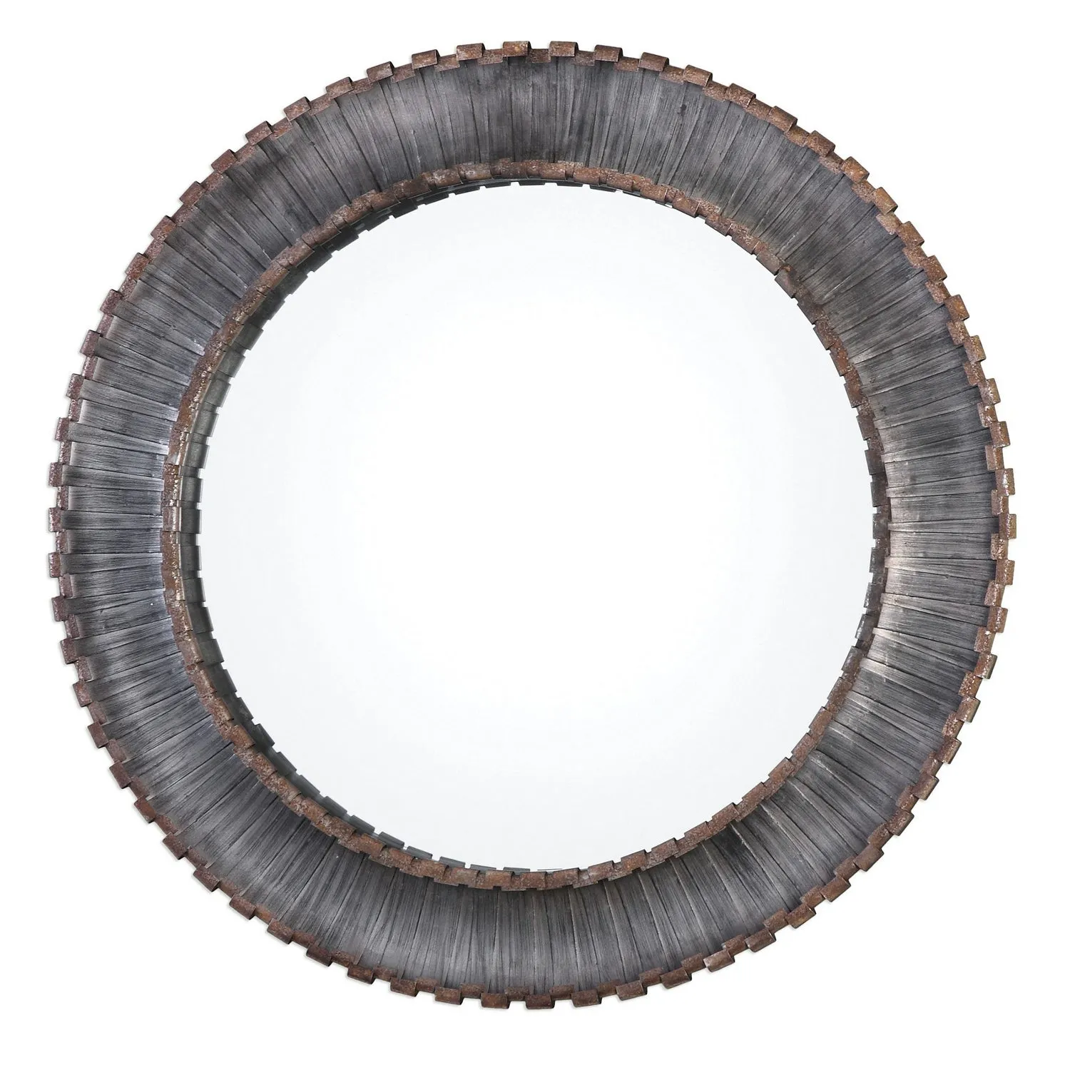 Uttermost's Tanaina Silver Round Mirror