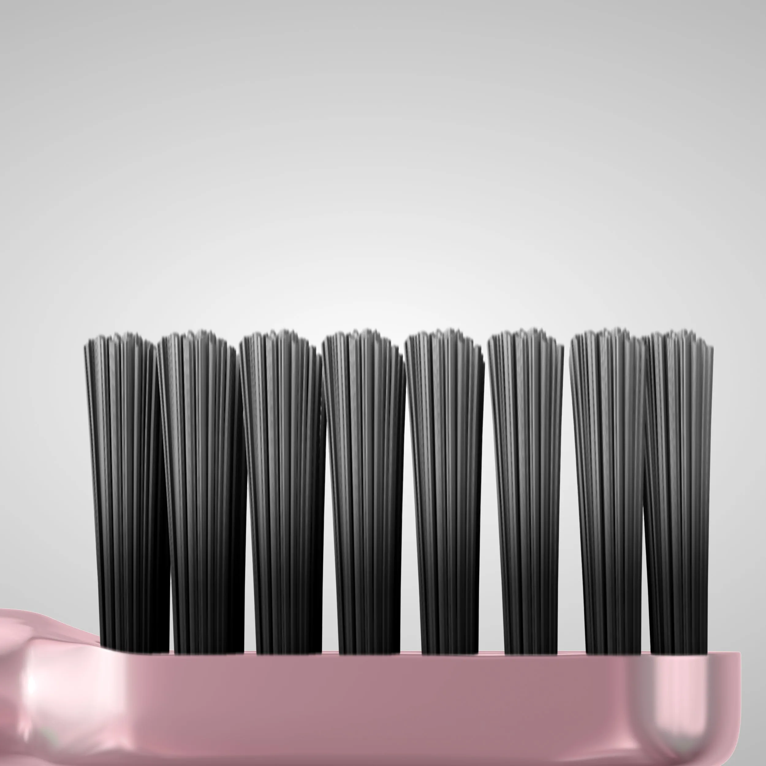 Wagner & Stern ultrasonic whitening Electric Toothbrush with 8 Charcoal Black Brush Heads. for Fresh Breath & Healthy Smile. (Pink)
