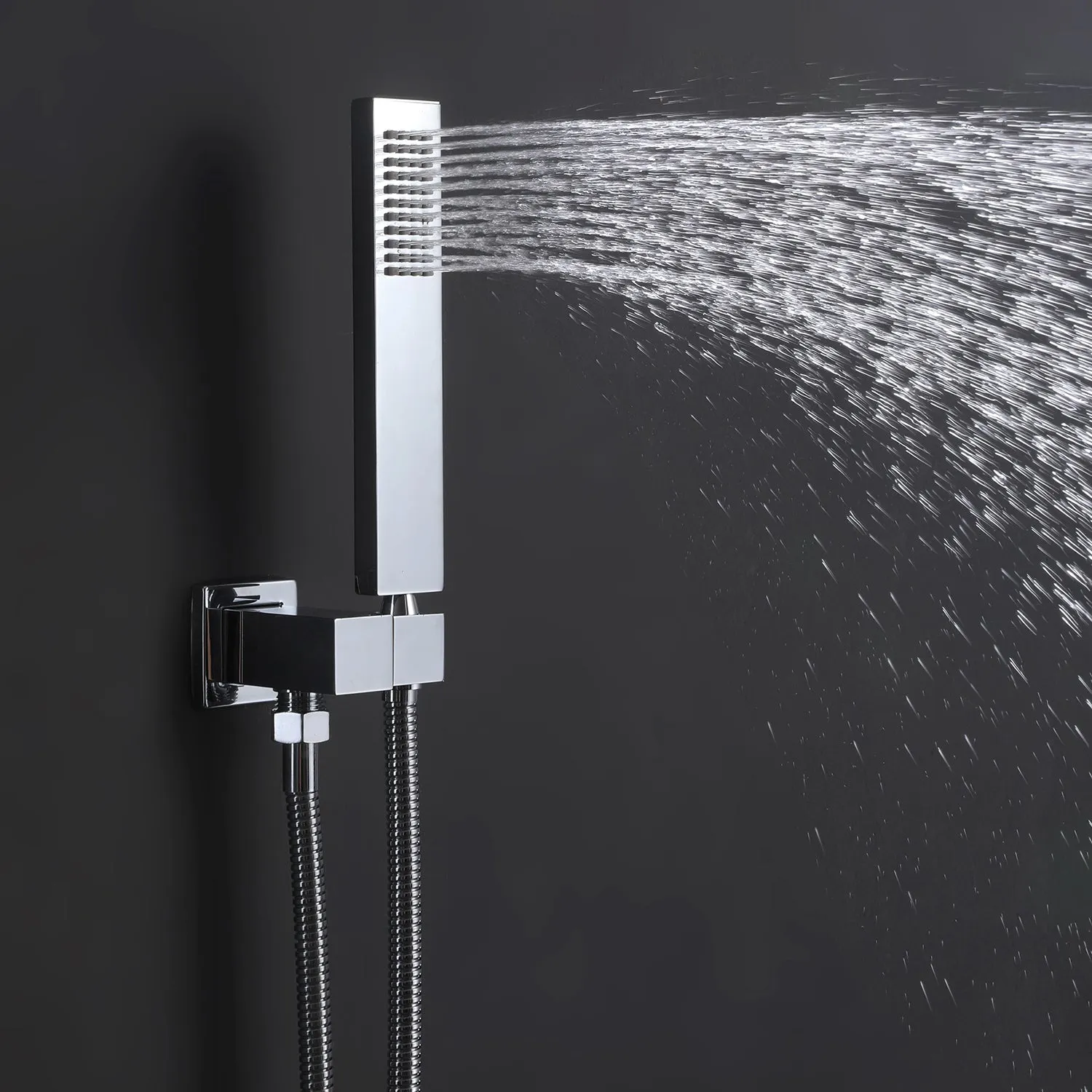 Wall Mount 3-Function Thermostatic Shower System with Rough-In Valve RB1105