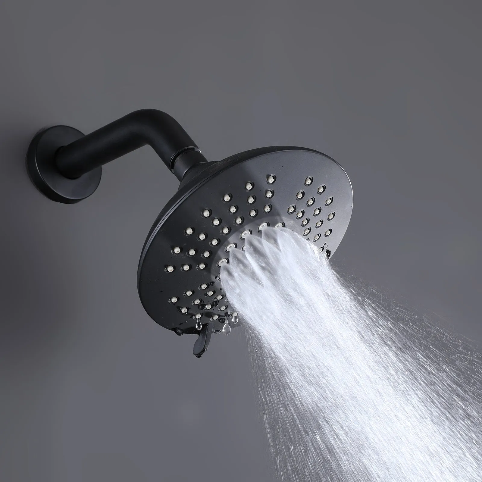 Wall Mount Pressure-Balanced Rainfall Shower Fixtures with Tub Spout RB0905