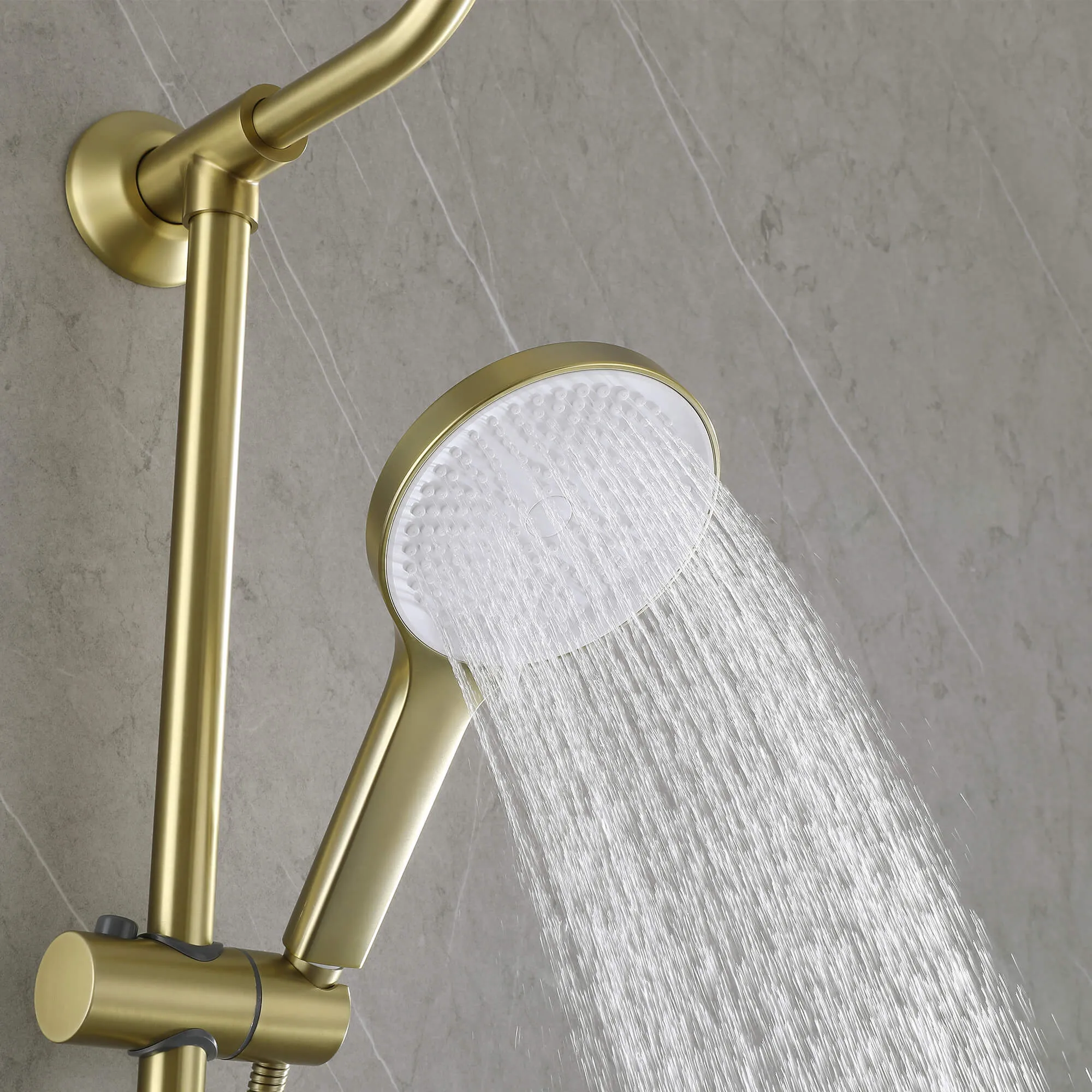 Wall Mount Shower System with Handheld Shower and Soap Dish (Valve Not Included) RB1211