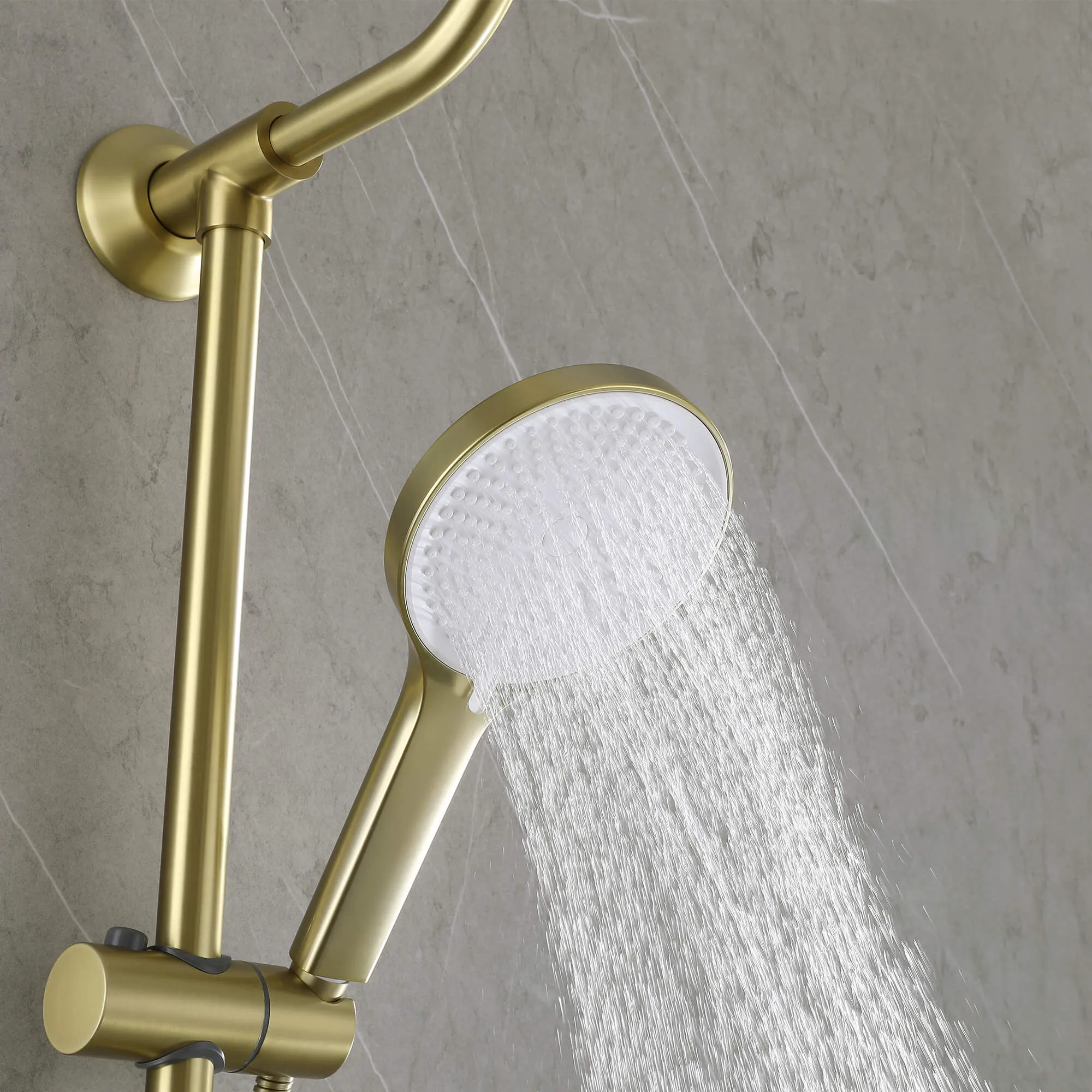 Wall Mount Shower System with Handheld Shower and Soap Dish (Valve Not Included) RB1211