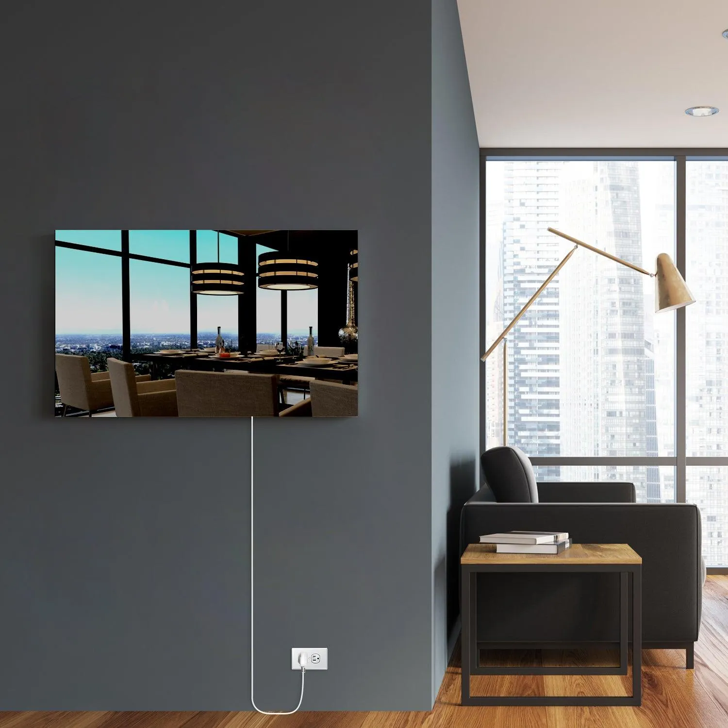 Warmlyyours Ember Heating Panel 600 Watts Plug In - 35" x 24"