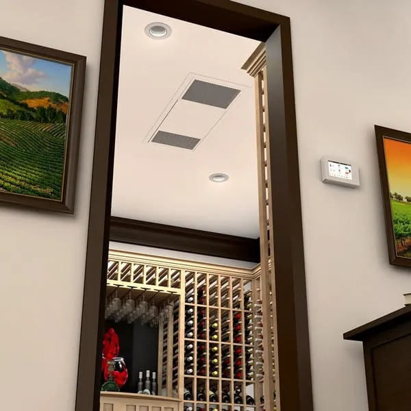 WhisperKOOL Recessed Ceiling Mount 8000 Split Wine Cellar Refrigeration System