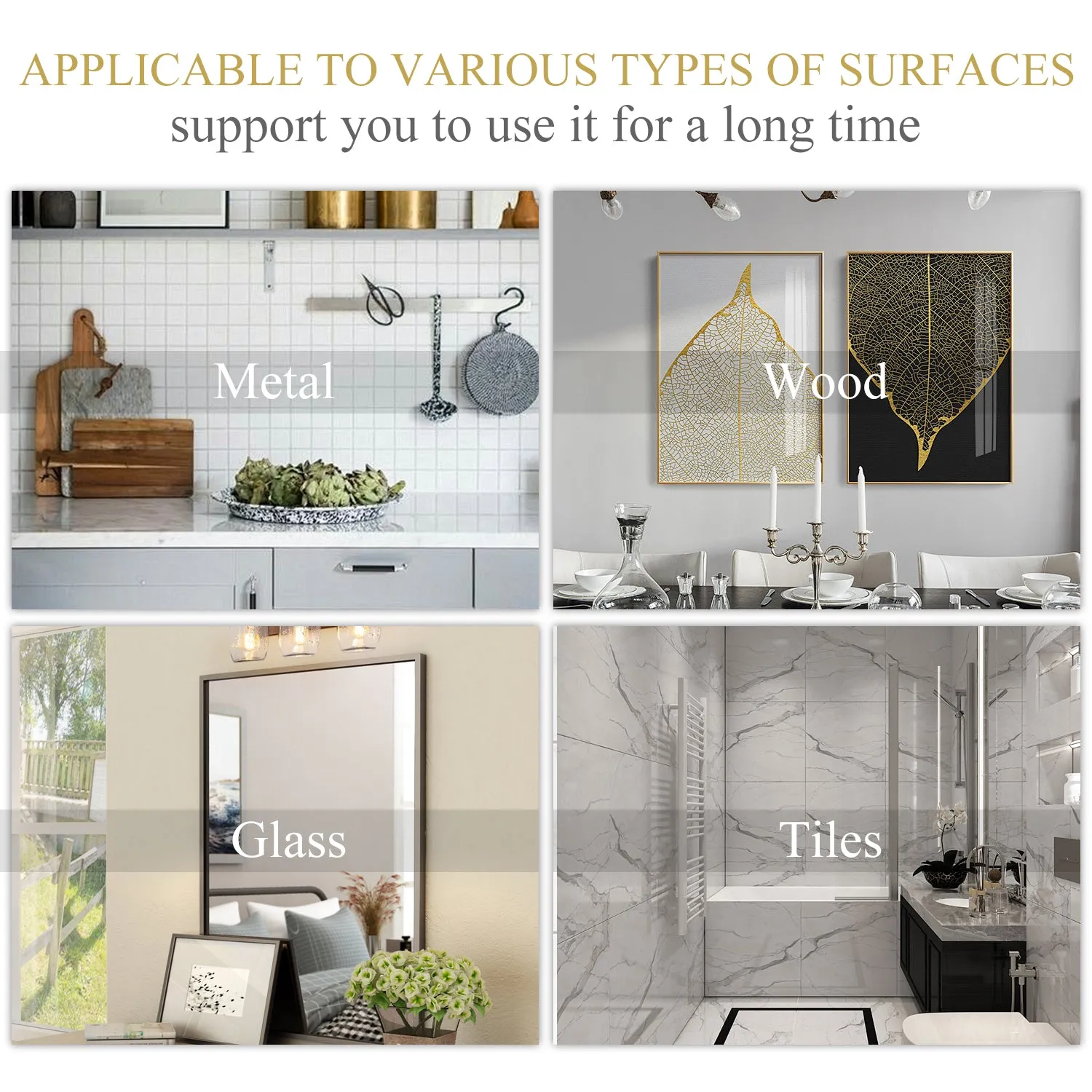 White Peel and Stick Aluminum Tile Edge Trim